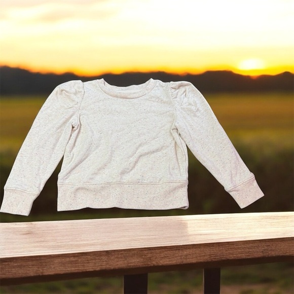 GAP Other - GAP Kids Speckled Cream Sweatshirt
